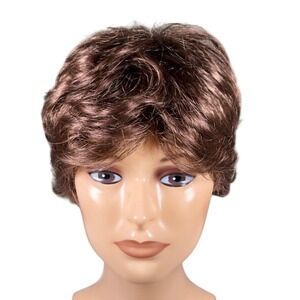 Estetica Petite Kate Pure Stretch Cap Synthetic Wig Boy Cut Brown R10/14 NWT